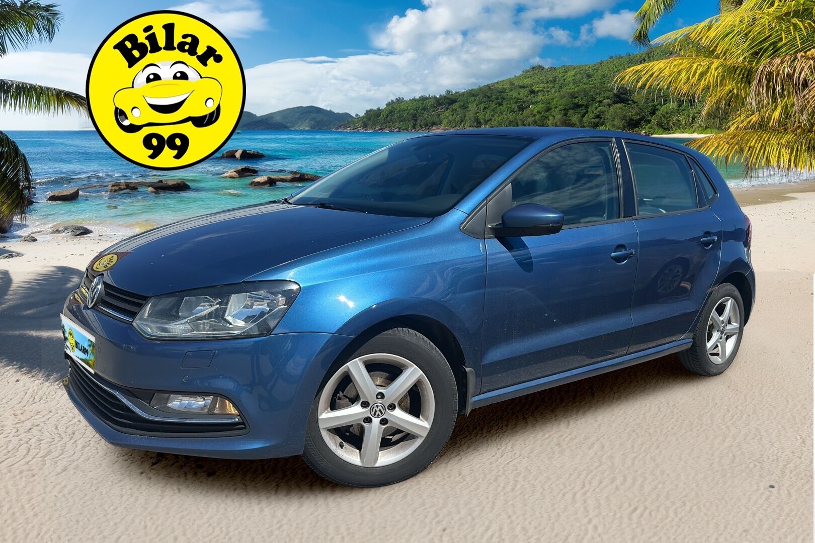 Volkswagen Polo 2015 Comfortline 1,2 TSI 66 kW (90 hv) - Vakkari | Suomi-auto | Lohkolämmitin | Tutkat | Kattavasti huollettu 