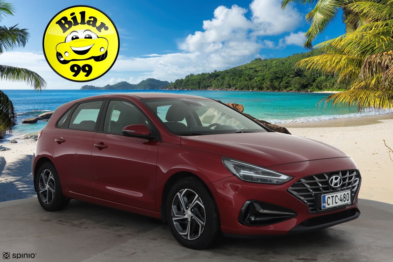 Hyundai i30 Wagon 2021 1,0 T-GDI 120 hv 7-DCT-aut Comfort **Vakkari / P.kamera / KeylessGo / LED / Navi / Lohkolämmitin** - Suomi-auto / Kahdet renkaat aluvanteilla