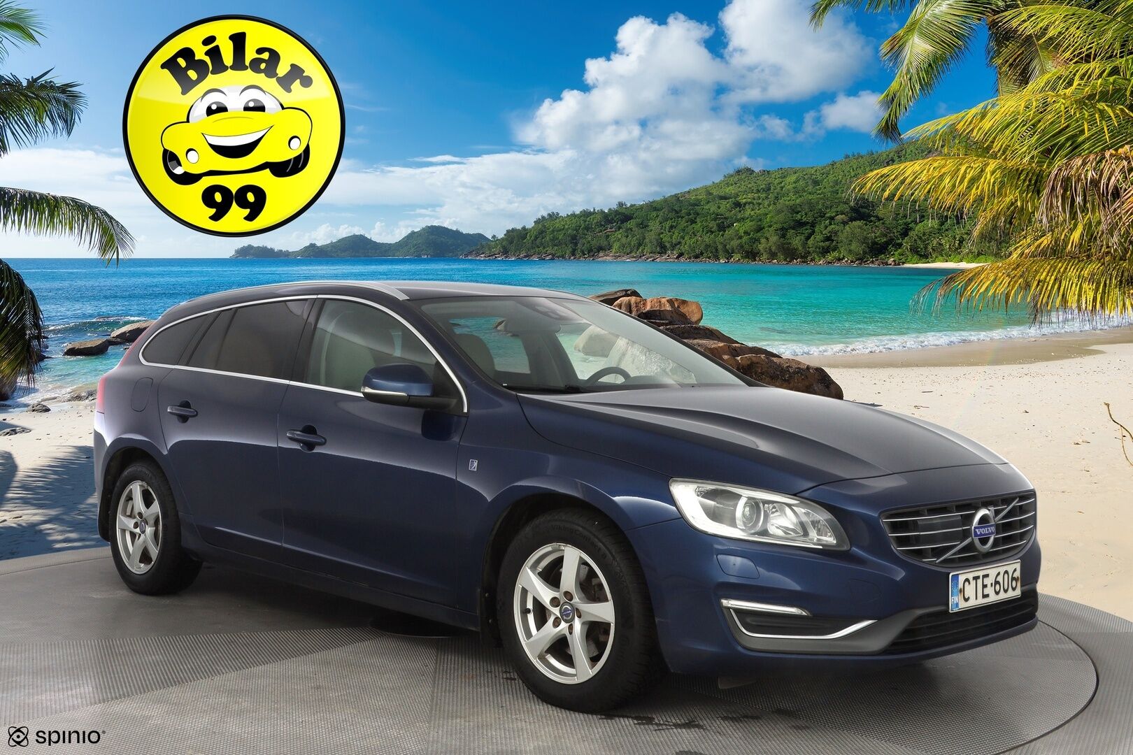 Volvo V60 2015 D4 Ocean Race Business aut *Acc / Webasto / Digimittari / Blis / Nahkasisusta / Voc / Nav / Bt* - Kahdet vanteet / Suomi-auto / Hyvät huollot