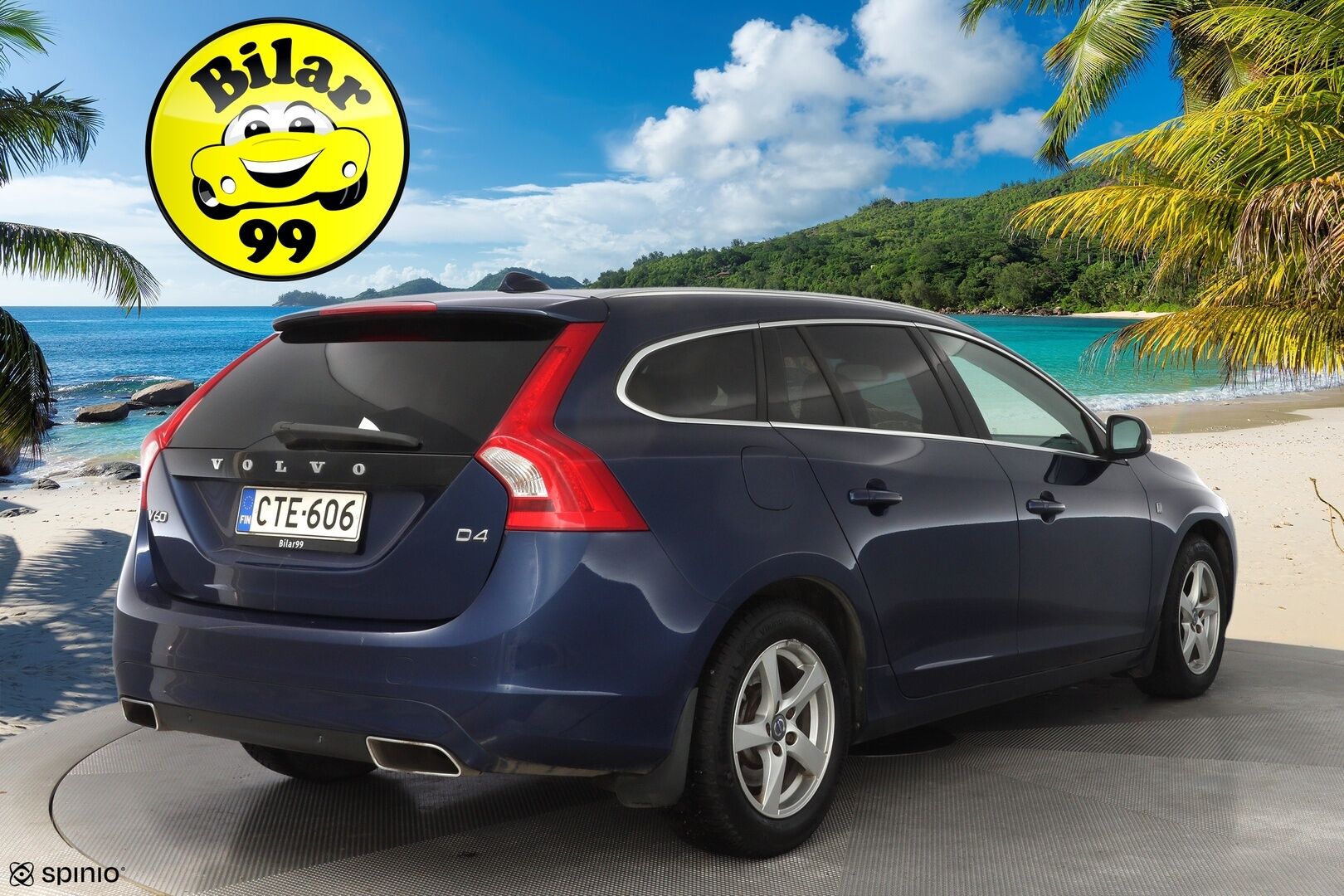 Volvo V60 2015 D4 Ocean Race Business aut *Acc / Webasto / Digimittari / Blis / Nahkasisusta / Voc / Nav / Bt* - Kahdet vanteet / Suomi-auto / Hyvät huollot