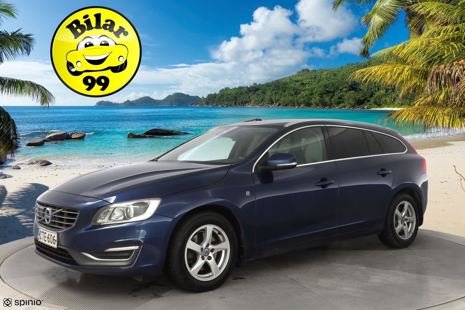 Volvo V60 2015 D4 Ocean Race Business aut *Acc / Webasto / Digimittari / Blis / Nahkasisusta / Voc / Nav / Bt* - Kahdet vanteet / Suomi-auto / Hyvät huollot