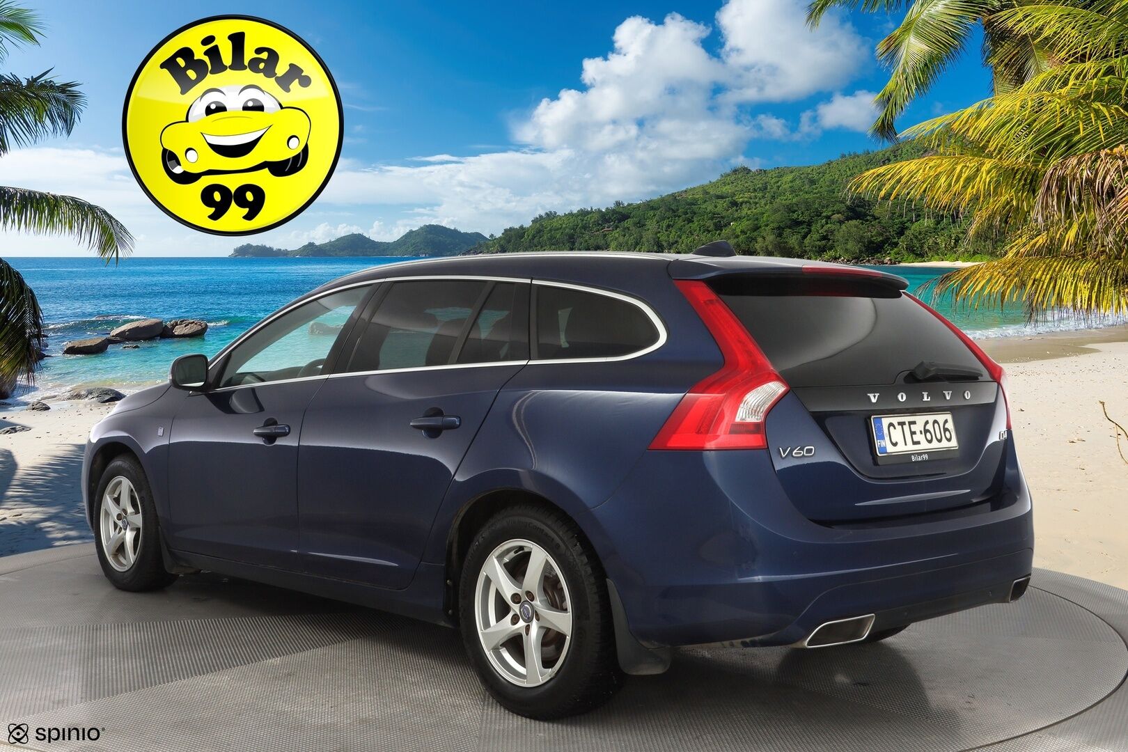 Volvo V60 2015 D4 Ocean Race Business aut *Acc / Webasto / Digimittari / Blis / Nahkasisusta / Voc / Nav / Bt* - Kahdet vanteet / Suomi-auto / Hyvät huollot