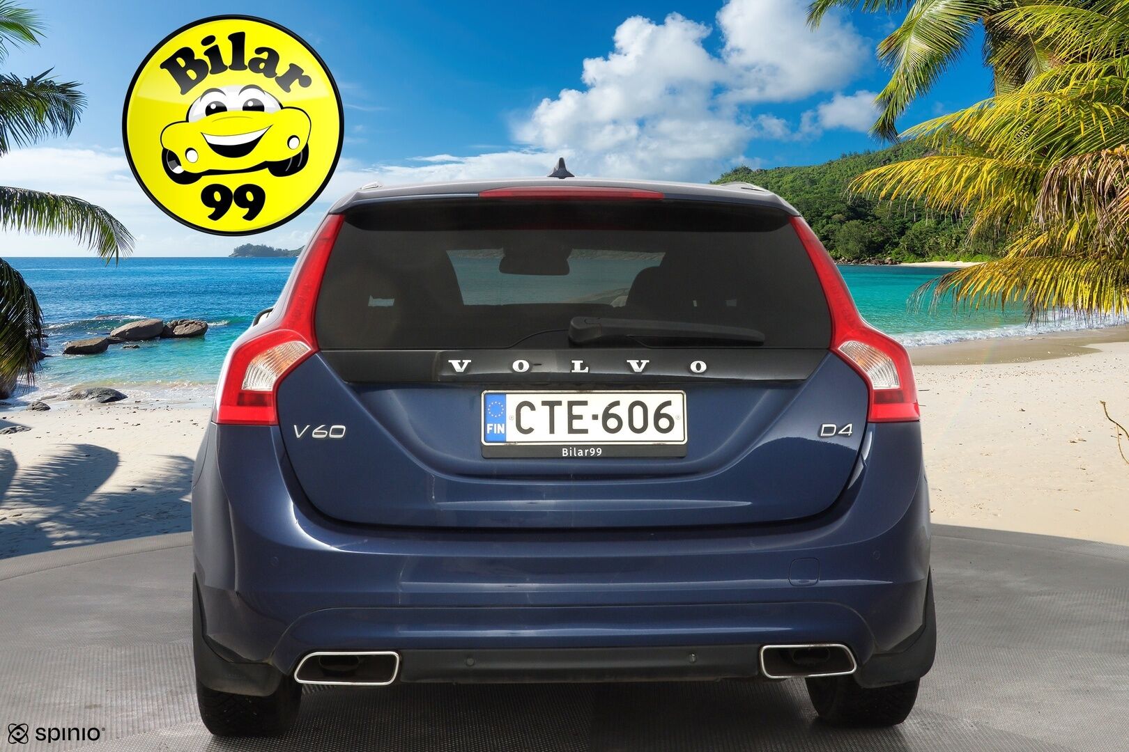 Volvo V60 2015 D4 Ocean Race Business aut *Acc / Webasto / Digimittari / Blis / Nahkasisusta / Voc / Nav / Bt* - Kahdet vanteet / Suomi-auto / Hyvät huollot