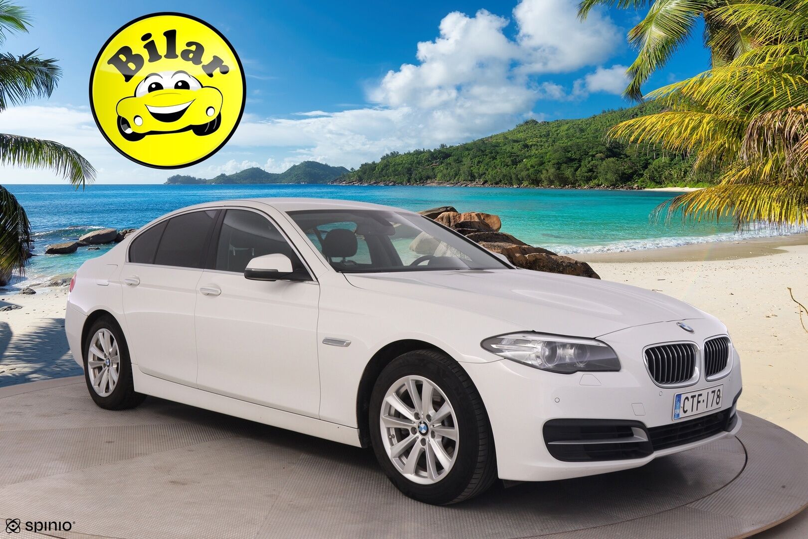 BMW 520 2015 F10 Sedan 520d A Business - Suomiauto | Lohko | KeylessGo | Vakkari | Kahdet renkaat 