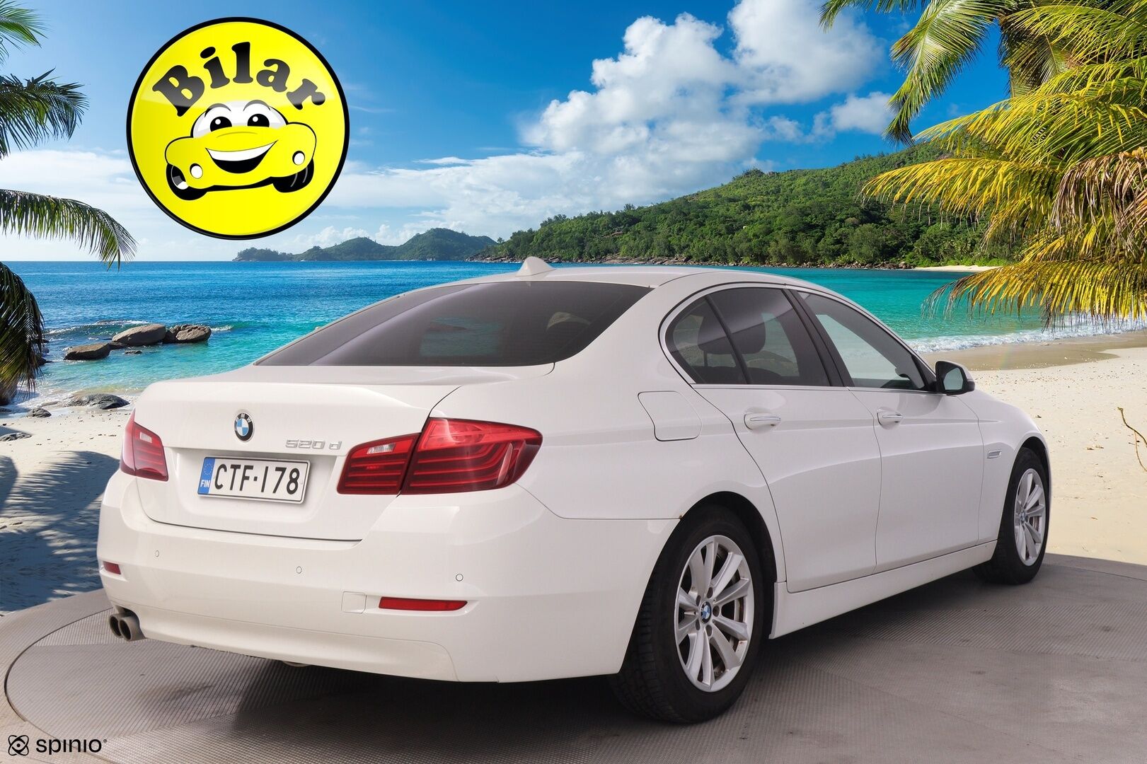 BMW 520 2015 F10 Sedan 520d A Business - Suomiauto | Lohko | KeylessGo | Vakkari | Kahdet renkaat 