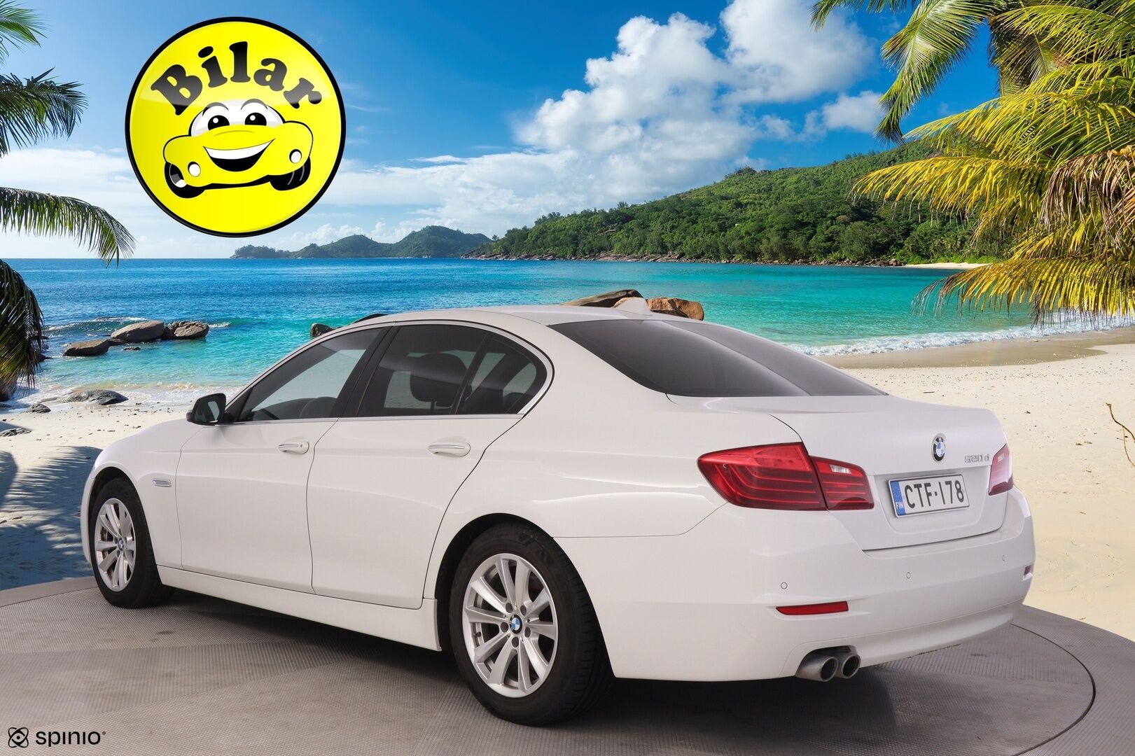 BMW 520 2015 F10 Sedan 520d A Business - Suomiauto | Lohko | KeylessGo | Vakkari | Kahdet renkaat 