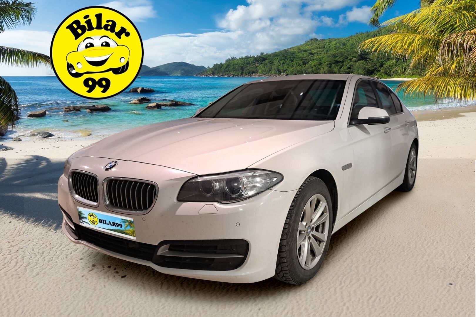 BMW 520 2015 F10 Sedan 520d A Business *Lohko / KeylessGo / Vakionopeudensäädin / Kahdet renkaat!* - Suomi-auto / Siisti kuntoinen! 