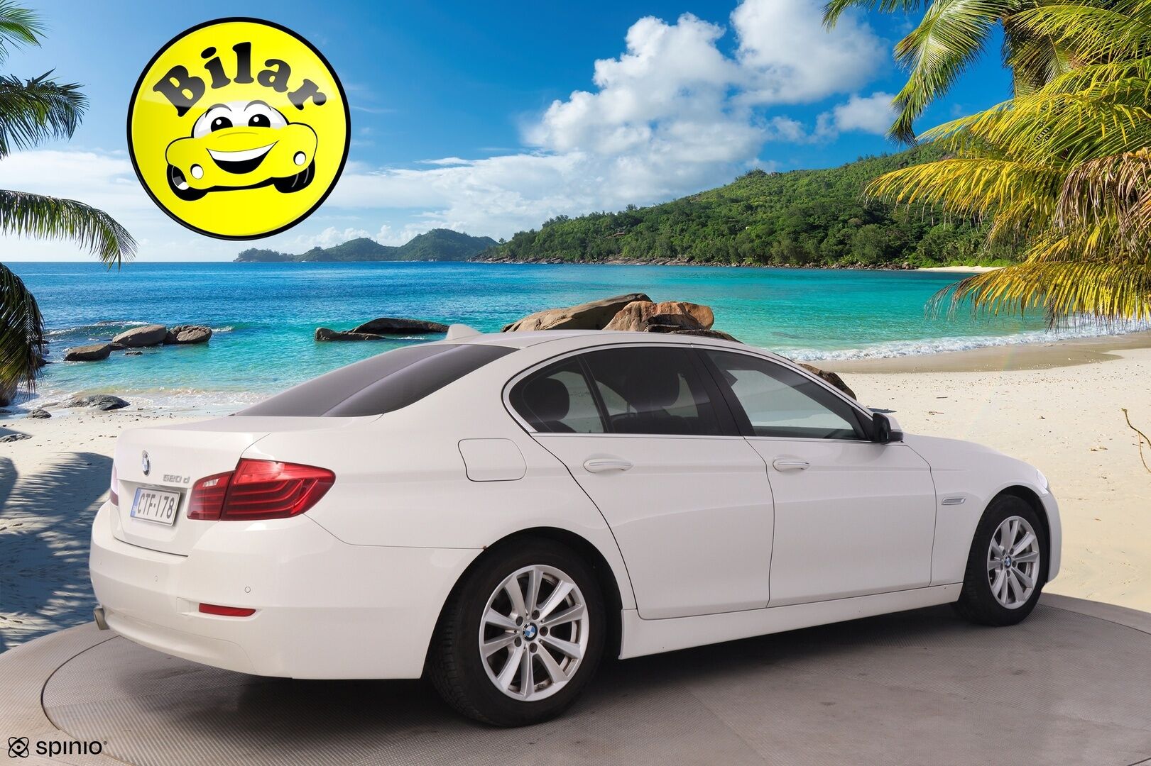 BMW 520 2015 F10 Sedan 520d A Business - Suomiauto | Lohko | KeylessGo | Vakkari | Kahdet renkaat 