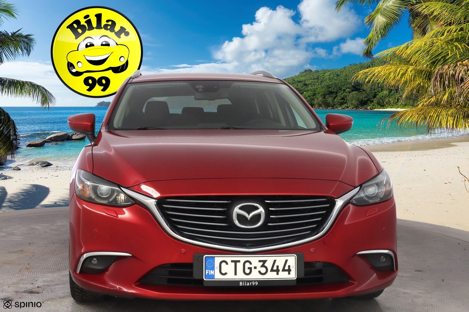 Mazda 6 2015 Sport Wagon 2,0 (145) SKYACTIV-G Premium Plus * Vakkari / Lohko / Tutkat / Penkinlämmittimet / Bluetooth * - Suomi-auto / Merkkihuollettu / Juuri katsastettu / Kahdet OEM vanteet