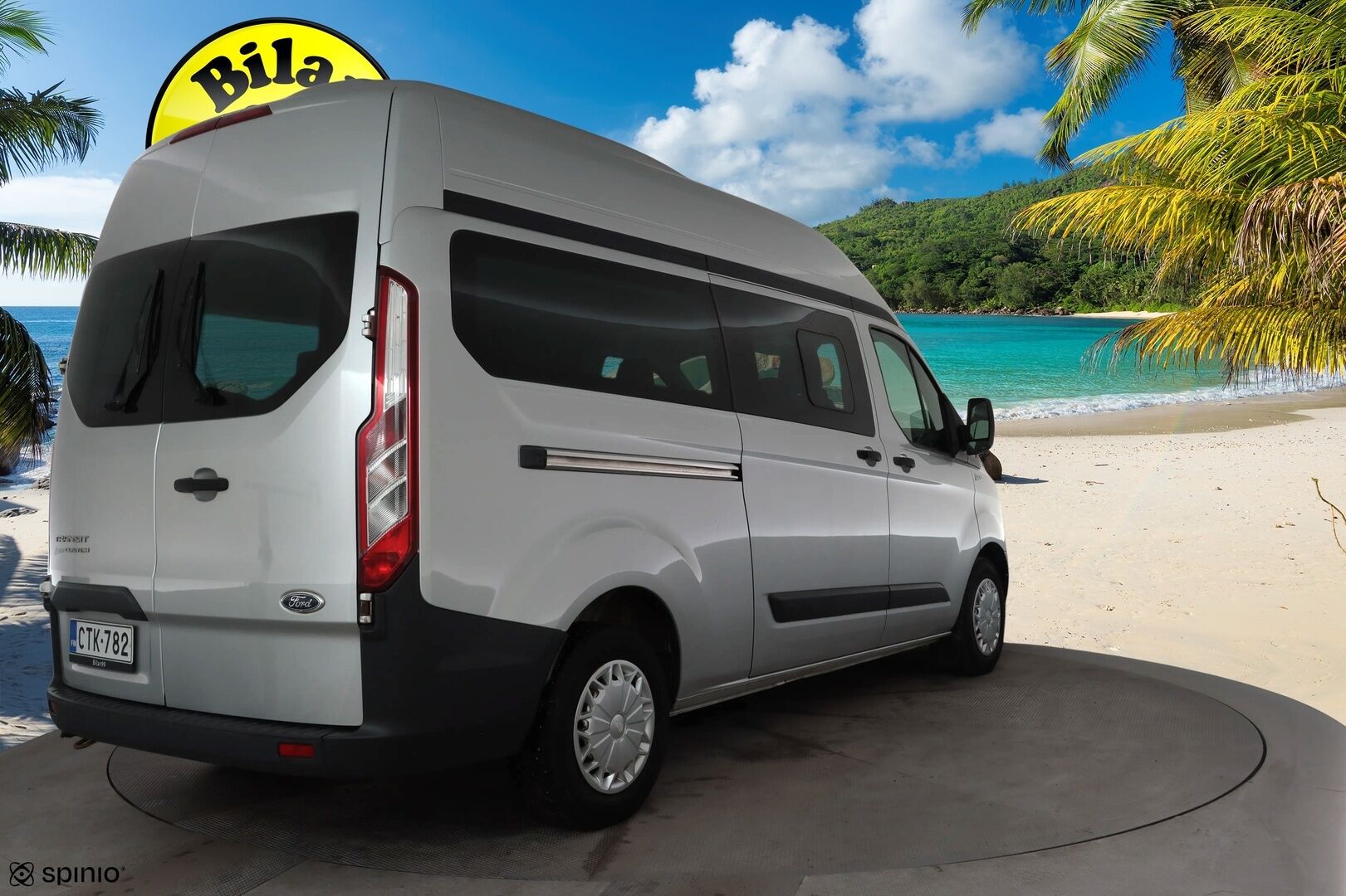 Ford TOURNEO CUSTOM 2014 310 2,2TDCi 125 hv Trend M6 Kombi M1 L2H2 FWD 9-P - * Webasto | Bluetooth | Vakkari | Ilmastointi | Lectican sisusta | Merkkihuollot | Kahdet renkaat *