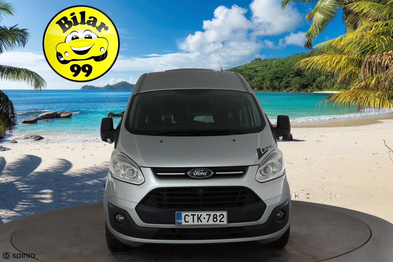 Ford TOURNEO CUSTOM 2014 310 2,2TDCi 125 hv Trend M6 Kombi M1 L2H2 FWD 9-P * Webasto / Bluetooth / Vakkari / Ilmastointi * - Merkkihuollot / Kahdet renkaat - HULLUT AVAJAISHULINAT KORKOTARJOUS 3,29 %