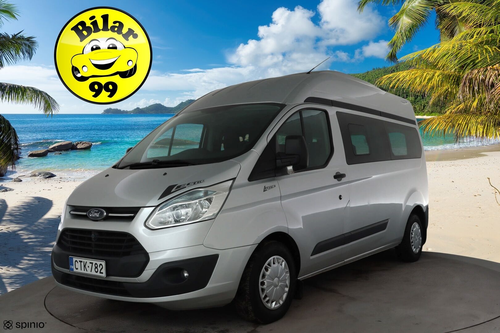 Ford TOURNEO CUSTOM 2014 310 2,2TDCi 125 hv Trend M6 Kombi M1 L2H2 FWD 9-P * Webasto / Bluetooth / Vakkari / Ilmastointi * - Merkkihuollot / Kahdet renkaat