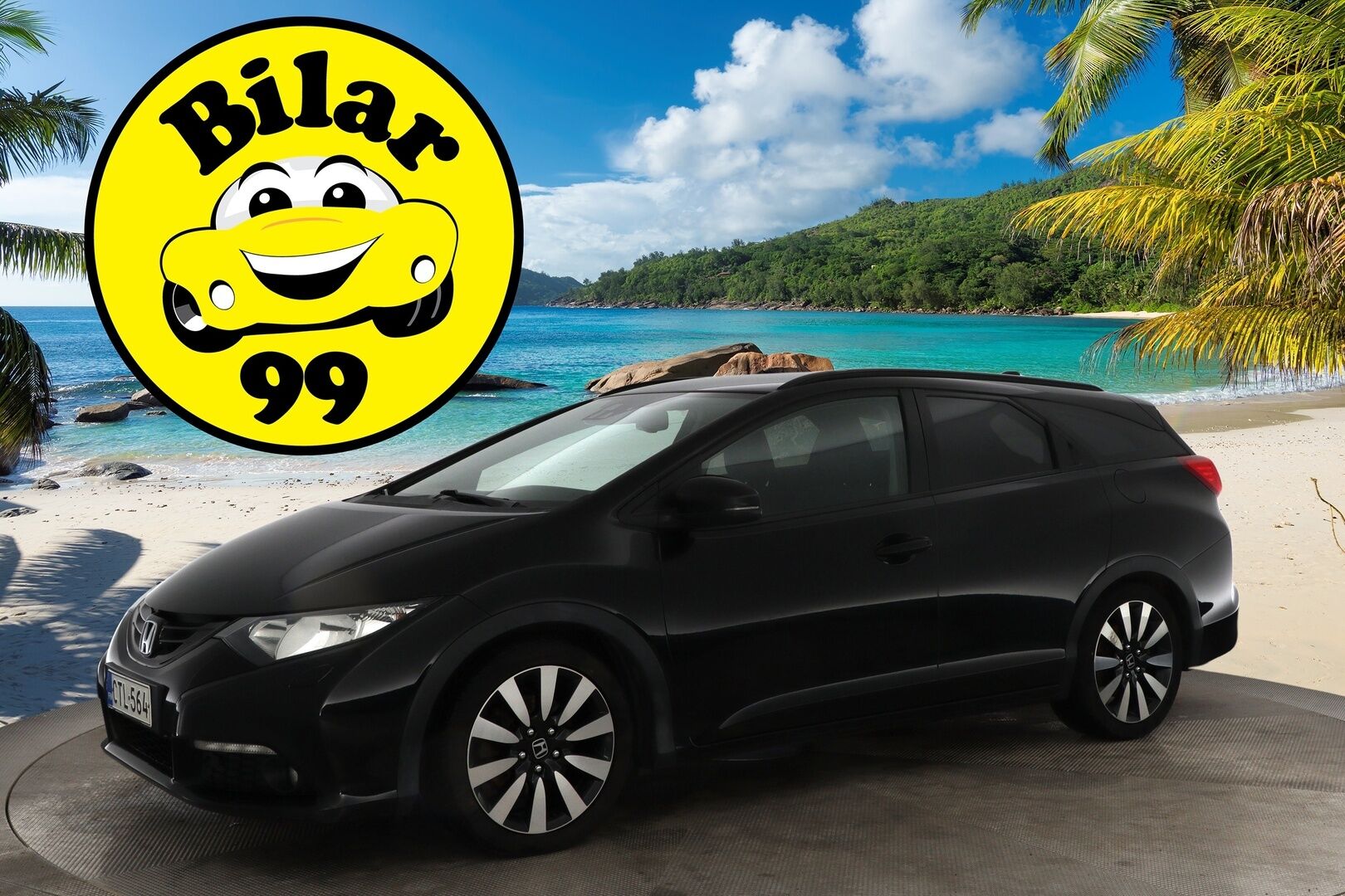 Honda Civic 2015 Tourer 1,8i Sport ADAS - Vakkari | P.kamera | BLIS | Bluetooth | Koukku