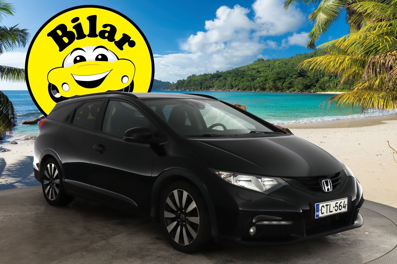 Honda Civic 2015 Tourer 1,8i Sport ADAS - Vakkari | P.kamera | BLIS | Bluetooth | Koukku
