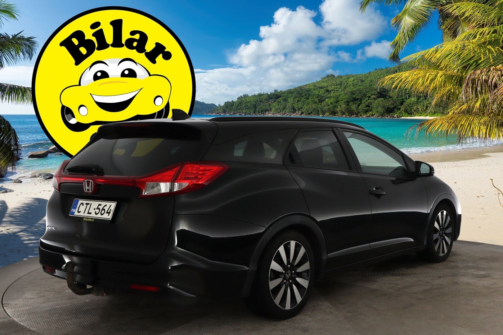 Honda Civic 2015 Tourer 1,8i Sport ADAS - Vakkari | P.kamera | BLIS | Bluetooth | Koukku