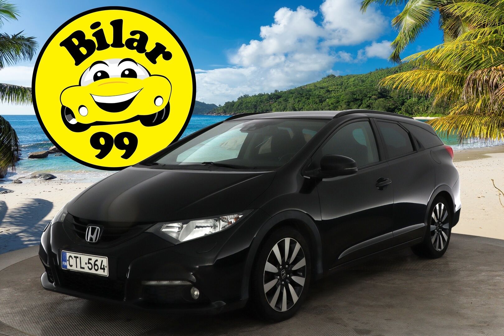 Honda Civic 2015 Tourer 1,8i Sport ADAS - Vakkari | P.kamera | BLIS | Bluetooth | Koukku