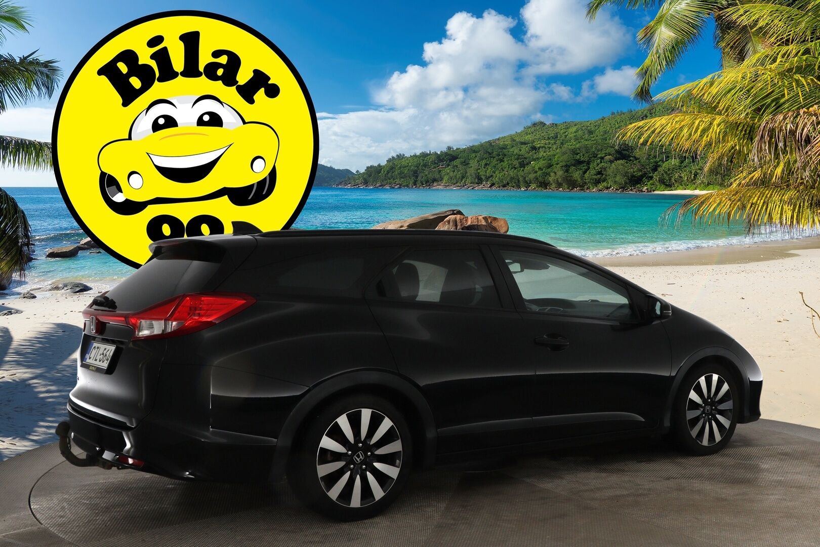 Honda Civic 2015 Tourer 1,8i Sport ADAS - Vakkari | P.kamera | BLIS | Bluetooth | Koukku