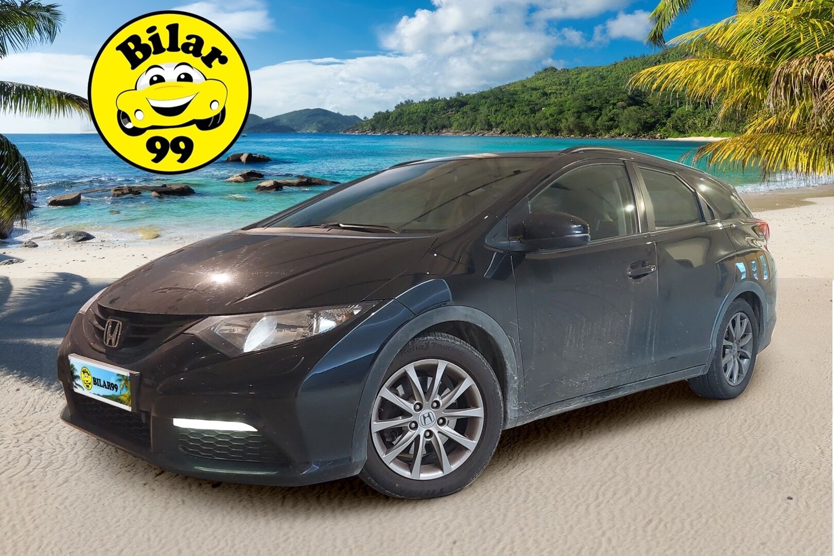 Honda Civic 2015 Tourer 1,8i Comfort AT *Lohkolämmitin / Vakkari / Parkktituka / 2x Renkaat / Huoltokirja* - Suomi-auto