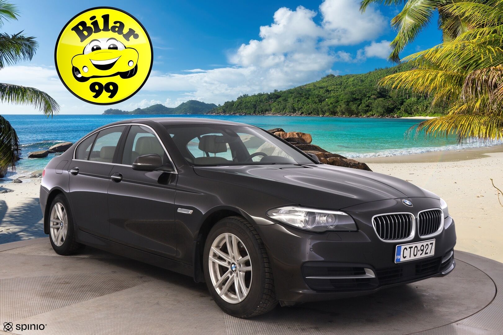 BMW 520 2015 F10 Sedan 520d A Business *ACC / Navi / Vaaleat comfortnahat / HUD / S.ratti / S.penkit / Navi / P.kamera* - Upeasti varusteltu Suomi-auto / Ei Adblueta / Michelin renkain! - HULLU BLACKWEEK KORKOTARJOUS 2,49%