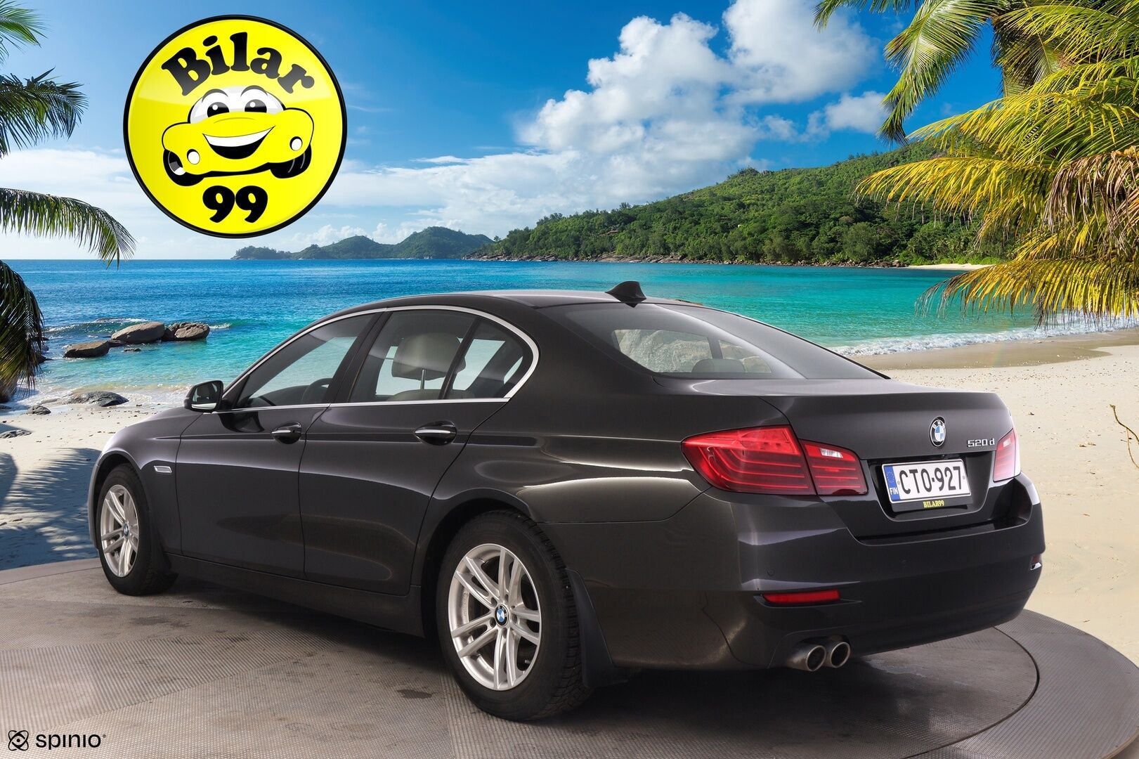 BMW 520 2015 F10 Sedan 520d A Business *ACC / Navi / Vaaleat comfortnahat / HUD / S.ratti / S.penkit / Navi / P.kamera* - Upeasti varusteltu Suomi-auto / Ei Adblueta / Michelin renkain! - HULLU BLACKWEEK KORKOTARJOUS 2,49%