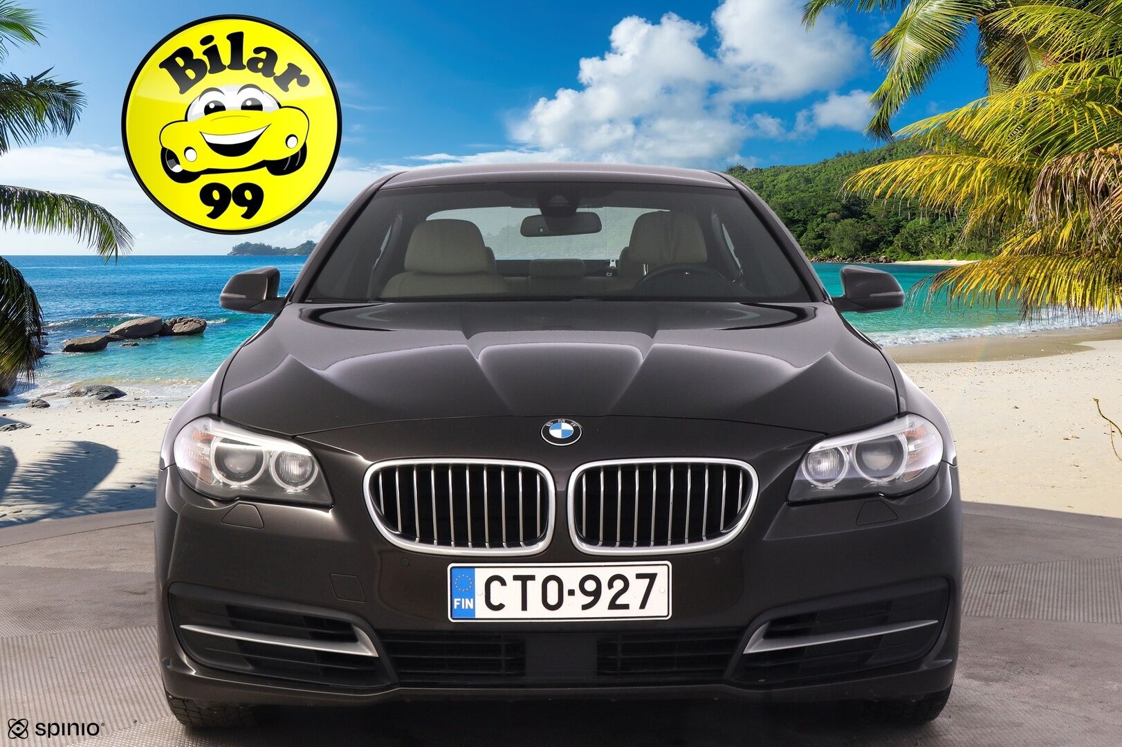 BMW 520 2015 F10 Sedan 520d A Business *ACC / Navi / Vaaleat comfortnahat / HUD / S.ratti / S.penkit / Navi / P.kamera* - Upeasti varusteltu Suomi-auto / Ei Adblueta / Michelin renkain! - HULLU BLACKWEEK KORKOTARJOUS 2,49%