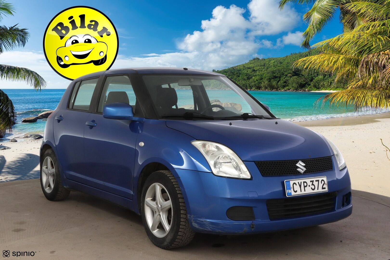 Suzuki Swift 2005 4D SWIFT HATCHBACK 1.3 | Myydään huutokaupat.com | - | Myydään huutokaupat.com | Lohkolämmitin | ISOFIX | Kahdet renkaat | 