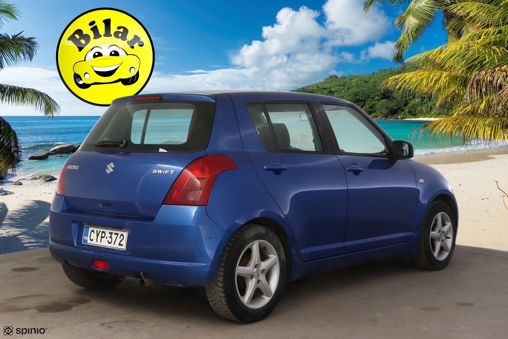 Suzuki Swift 2005 4D SWIFT HATCHBACK 1.3 | Myydään huutokaupat.com | - | Myydään huutokaupat.com | Lohkolämmitin | ISOFIX | Kahdet renkaat | 