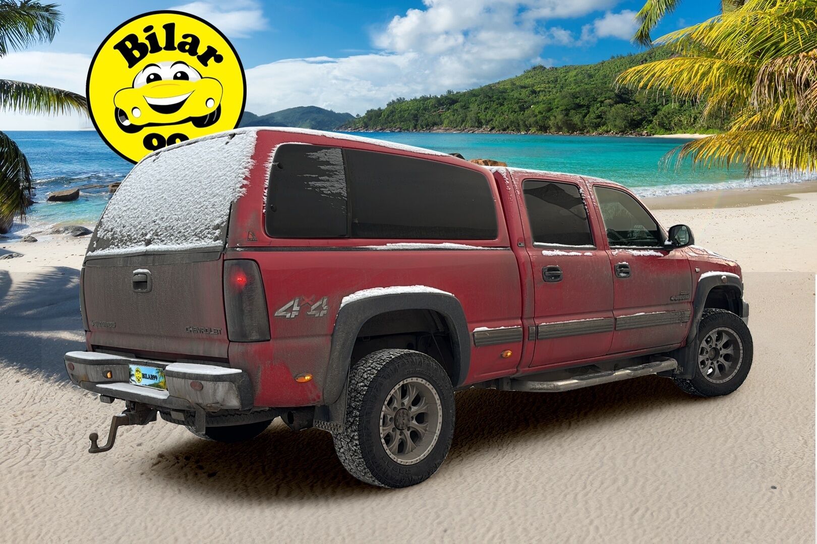 Chevrolet Silverado 2002 SILVERADO 2500 4X4-K25743/390 - YritysOutlet - Myydään vain yrityksille - Katsastettu 12/25 / 2x renkaat ja vanteet / Lavakate / Lisävalo / Special Rekkari