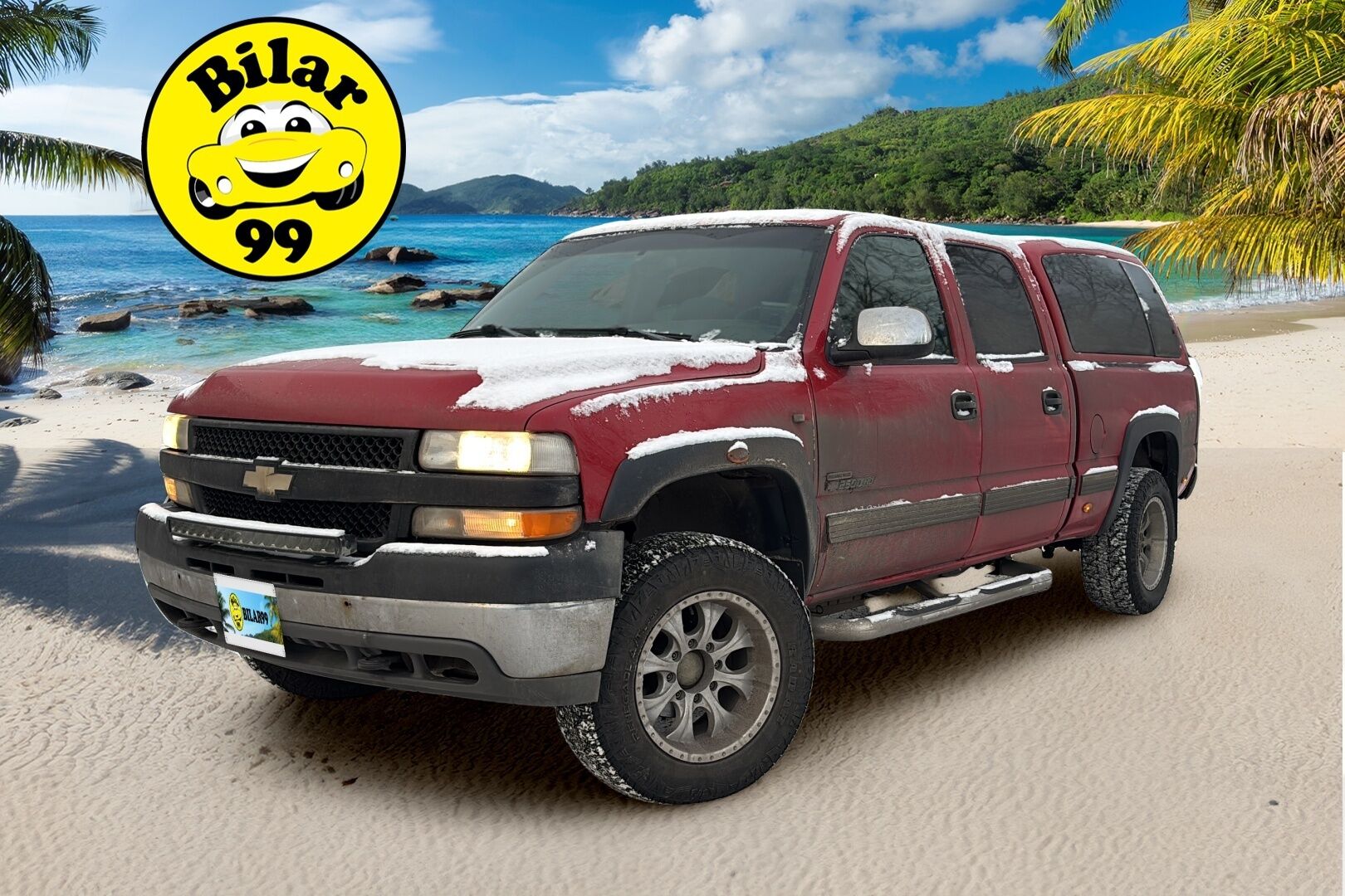 Chevrolet Silverado 2002 SILVERADO 2500 4X4-K25743/390 - YritysOutlet - Myydään vain yrityksille - Katsastettu 12/25 / 2x renkaat ja vanteet / Lavakate / Lisävalo / Special Rekkari