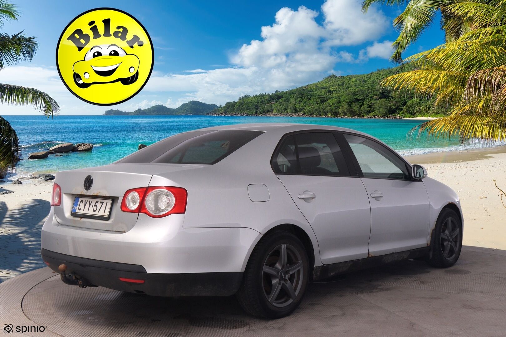Volkswagen Jetta 2006 4D Sedan 1.6 FSI - Myydään Huutokaupat.com - | Vuoden leima | Kahdet renkaat | Lohko + sisäpistoke | Hiljattain huollettu | Koukku |