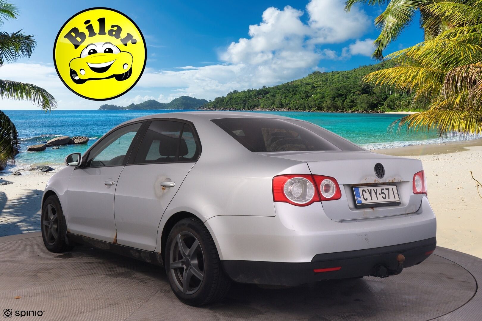 Volkswagen Jetta 2006 4D Sedan 1.6 FSI - Myydään Huutokaupat.com - | Vuoden leima | Kahdet renkaat | Lohko + sisäpistoke | Hiljattain huollettu | Koukku |