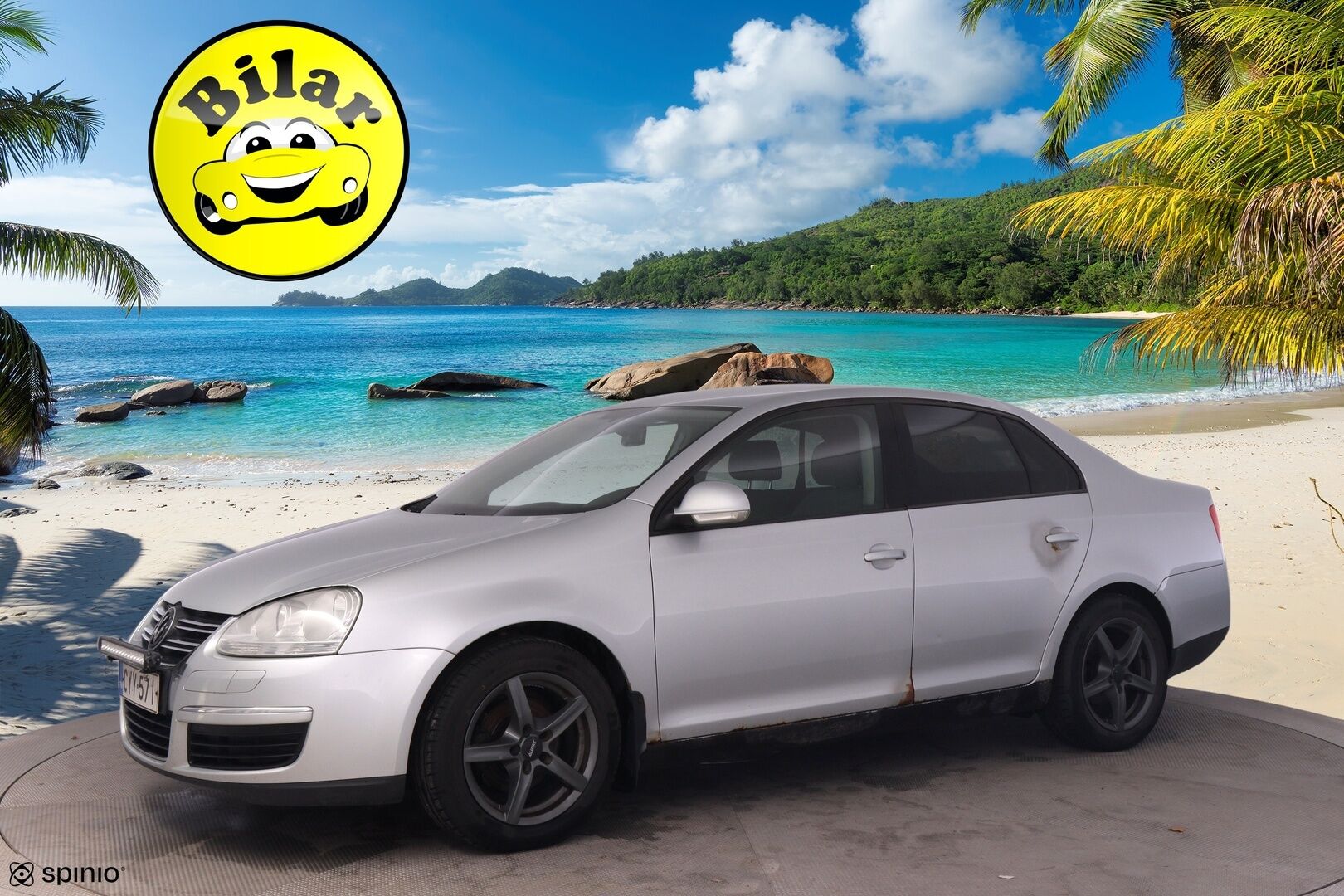 Volkswagen Jetta 2006 4D Sedan 1.6 FSI - Myydään Huutokaupat.com - | Vuoden leima | Kahdet renkaat | Lohko + sisäpistoke | Hiljattain huollettu | Koukku |