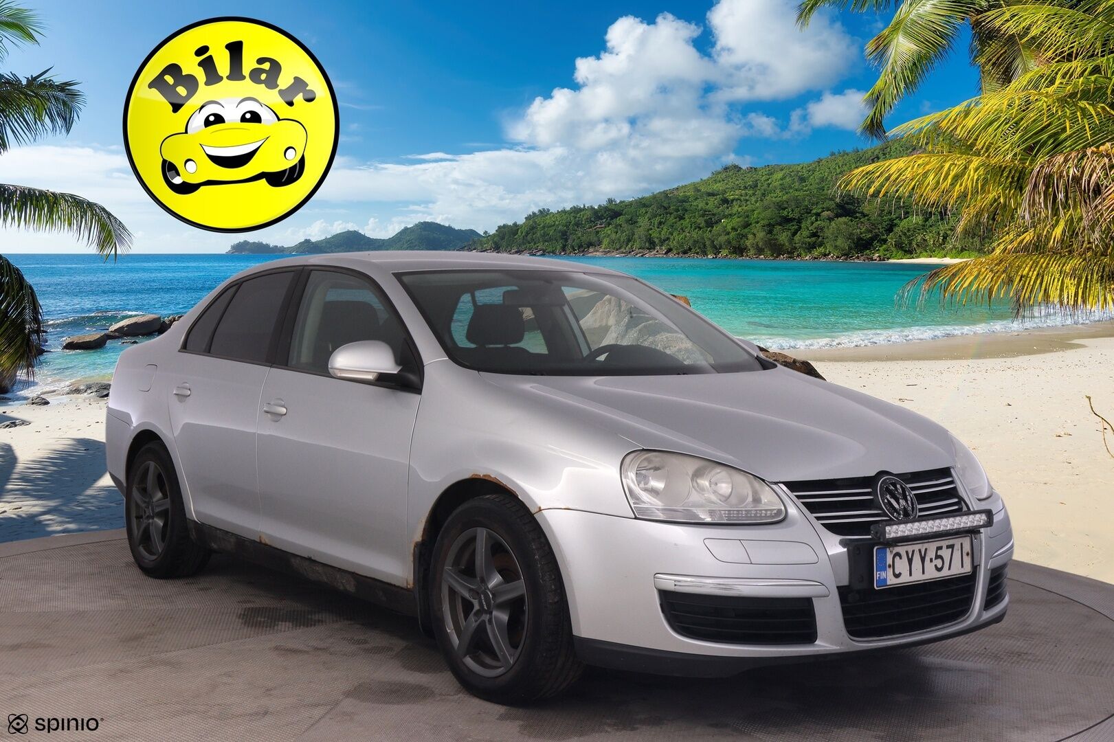 Volkswagen Jetta 2006 4D Sedan 1.6 FSI - Myydään Huutokaupat.com - | Vuoden leima | Kahdet renkaat | Lohko + sisäpistoke | Hiljattain huollettu | Koukku |