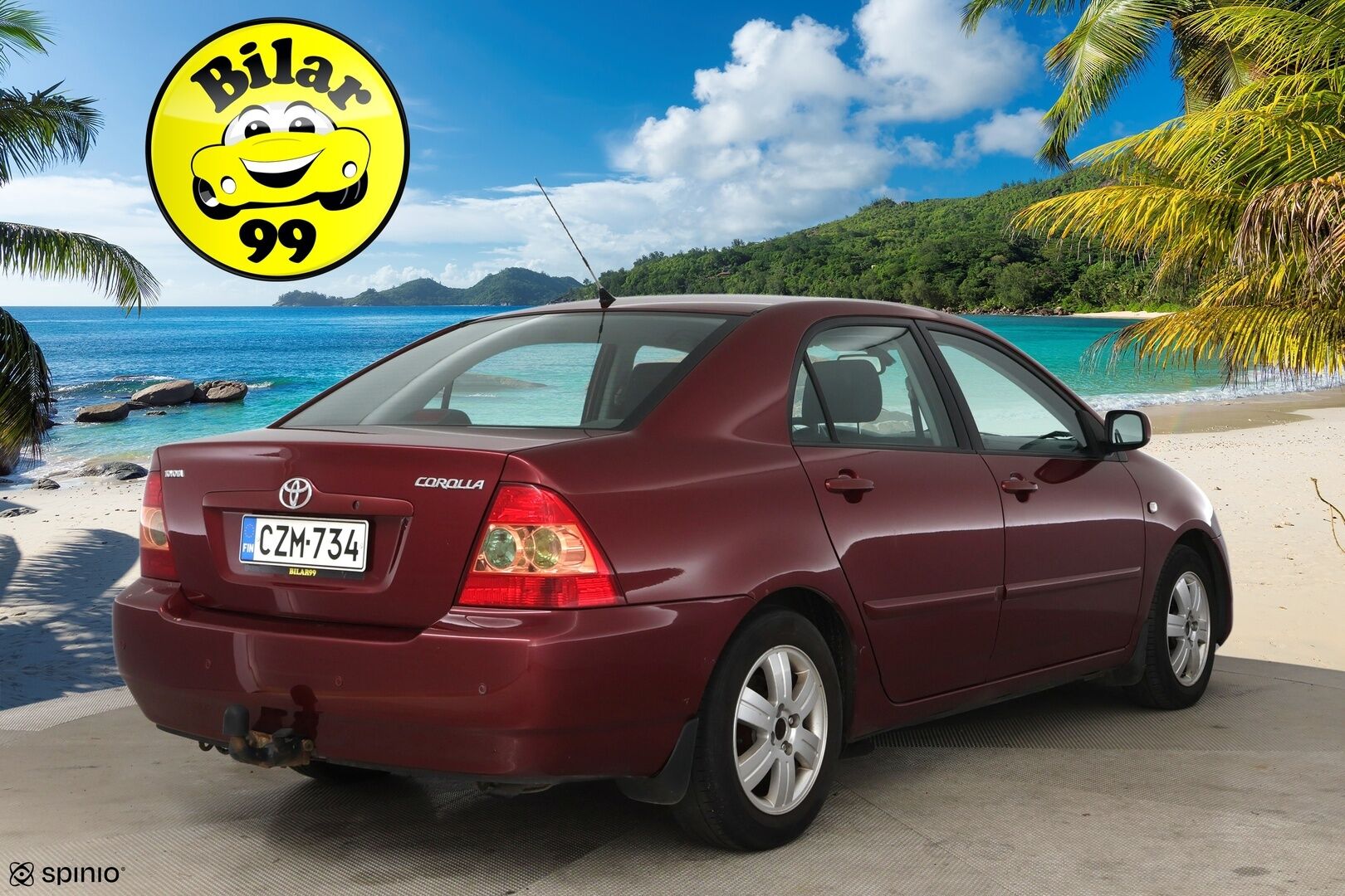 Toyota Corolla 2007 4D COROLLA SEDAN 1.6 - YritysOutlet - Myydään vain yrityksille / Suomi-Auto / Vetokoukku / Ilmastointi - Tämä auto myydään YritysOutlet -valikoimasta vain yritykselle