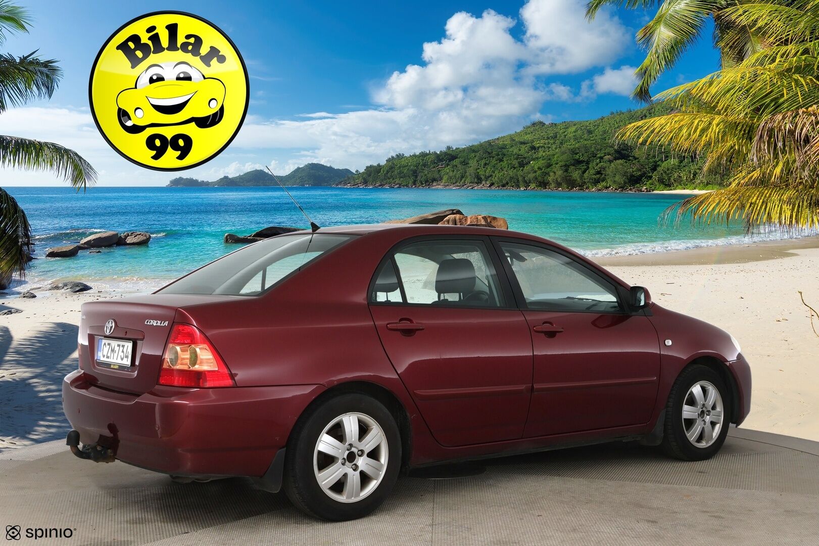 Toyota Corolla 2007 4D COROLLA SEDAN 1.6 - YritysOutlet - Myydään vain yrityksille / Suomi-Auto / Vetokoukku / Ilmastointi - Tämä auto myydään YritysOutlet -valikoimasta vain yritykselle