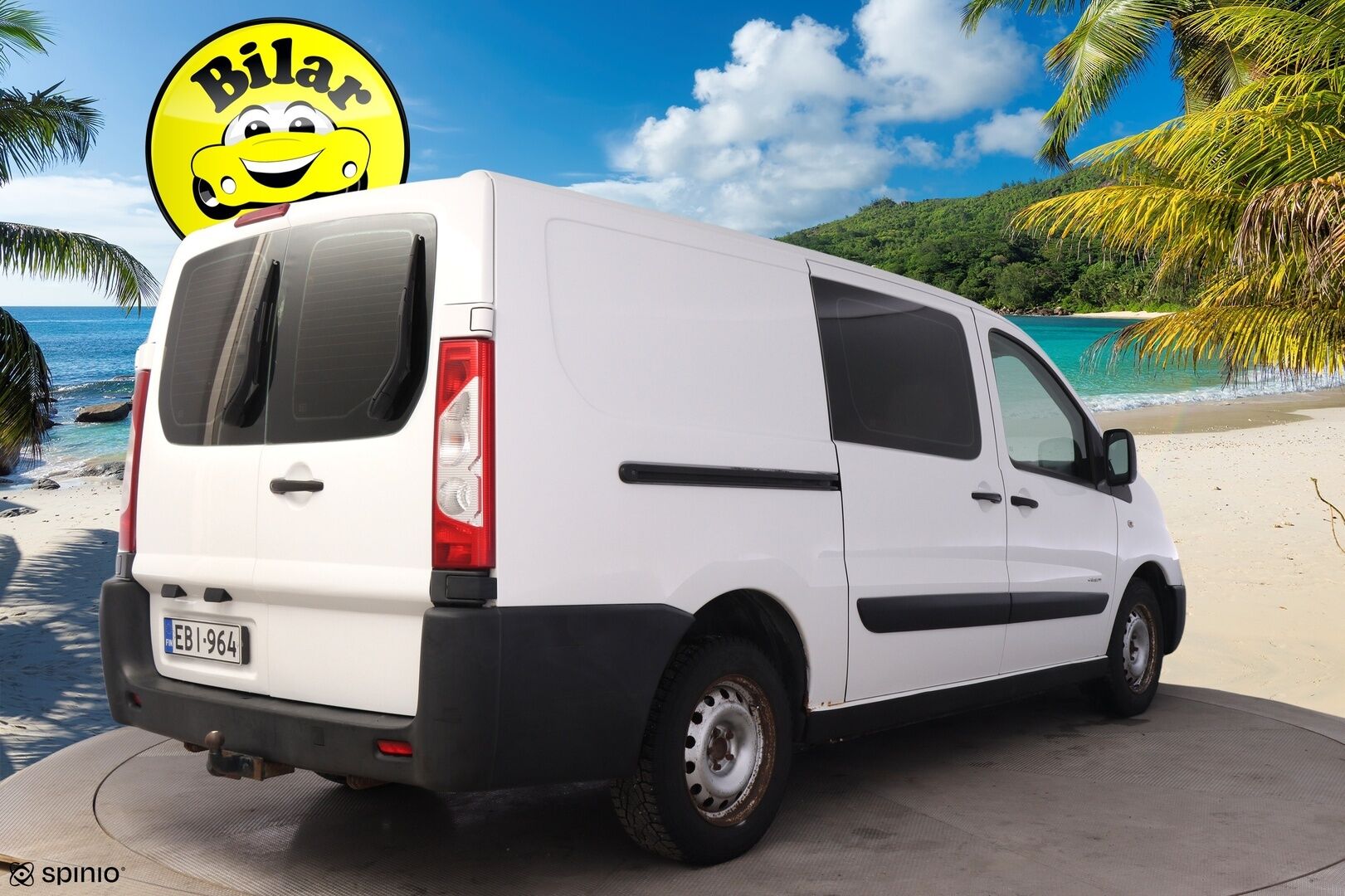 Citroen JUMPY 2008 2,0 20 HDi 120 L1H1 - YritysOutlet - Myydään vain yrityksille - Webasto / Kahdet renkaat / Koukku!