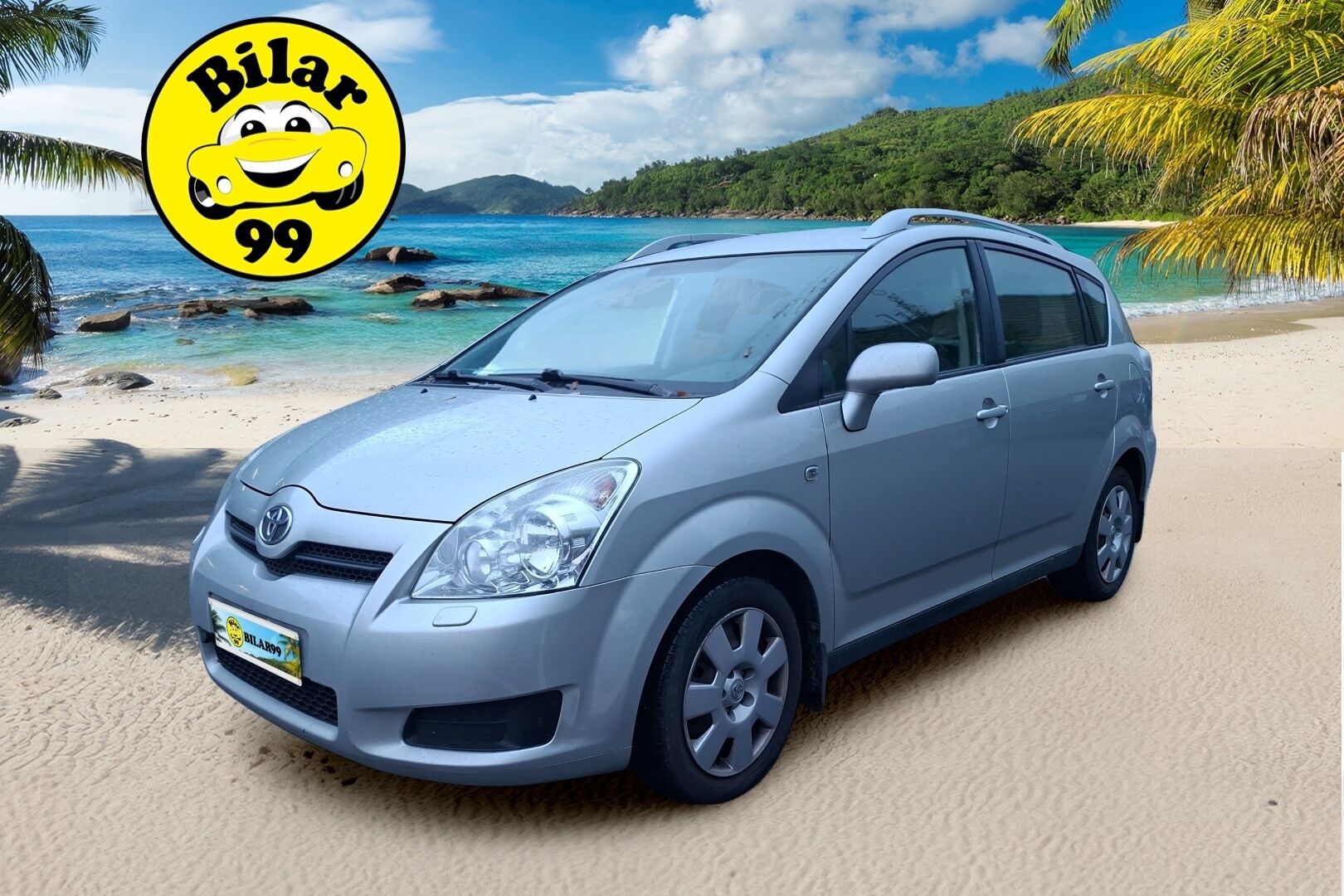 Toyota Corolla Verso 2009 1,6 VVT-i Linea Terra * Koukku / Ilmastointi / Lohko+sisäpistoke * - Todella hyvät huollot! / 2-om Suomi-Auto / 2x Renkaat