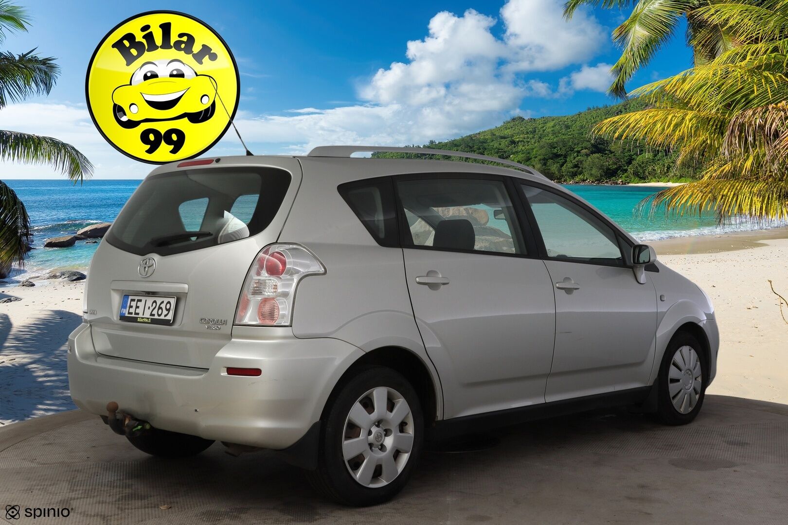 Toyota Corolla Verso 2009 1,6 VVT-i Linea Terra * Koukku / Ilmastointi / Lohko+sisäpistoke * - Todella hyvät huollot! / 2-om Suomi-Auto / 2x Renkaat