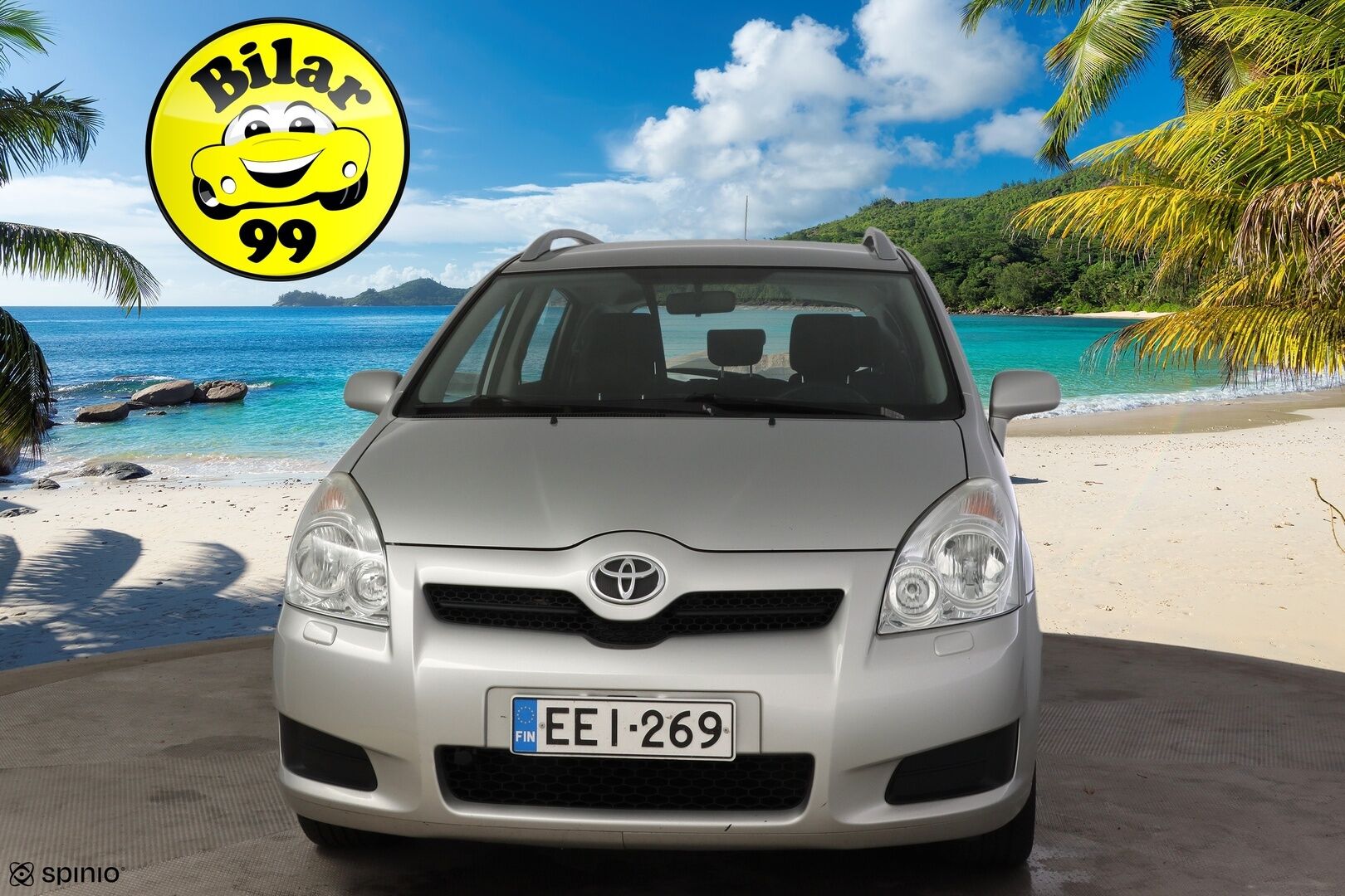 Toyota Corolla Verso 2009 1,6 VVT-i Linea Terra * Koukku / Ilmastointi / Lohko+sisäpistoke * - Todella hyvät huollot! / 2-om Suomi-Auto / 2x Renkaat
