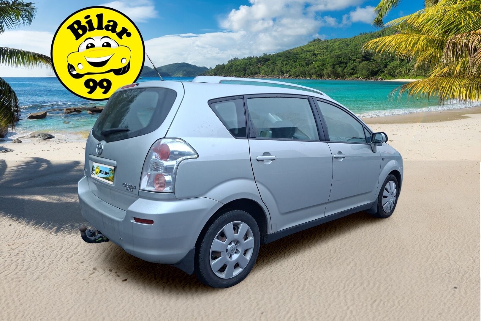 Toyota Corolla Verso 2009 1,6 VVT-i Linea Terra * Koukku / Ilmastointi / Lohko+sisäpistoke * - Todella hyvät huollot! / 2-om Suomi-Auto / 2x Renkaat