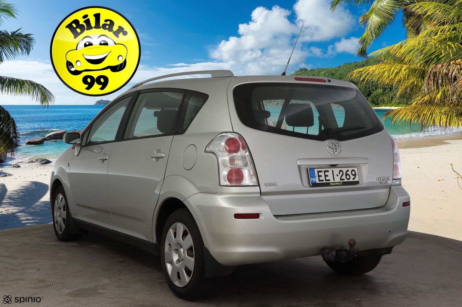 Toyota Corolla Verso 2009 1,6 VVT-i Linea Terra * Koukku / Ilmastointi / Lohko+sisäpistoke * - Todella hyvät huollot! / 2-om Suomi-Auto / 2x Renkaat