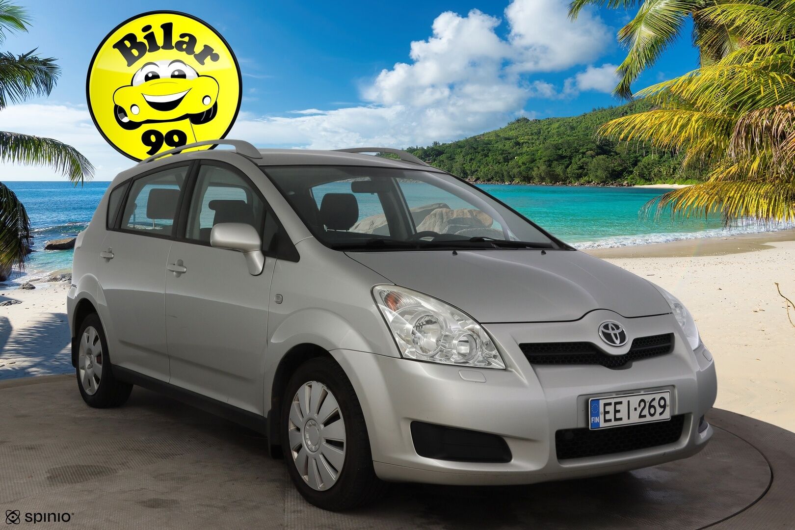 Toyota Corolla Verso 2009 1,6 VVT-i Linea Terra * Koukku / Ilmastointi / Lohko+sisäpistoke * - Todella hyvät huollot! / 2-om Suomi-Auto / 2x Renkaat
