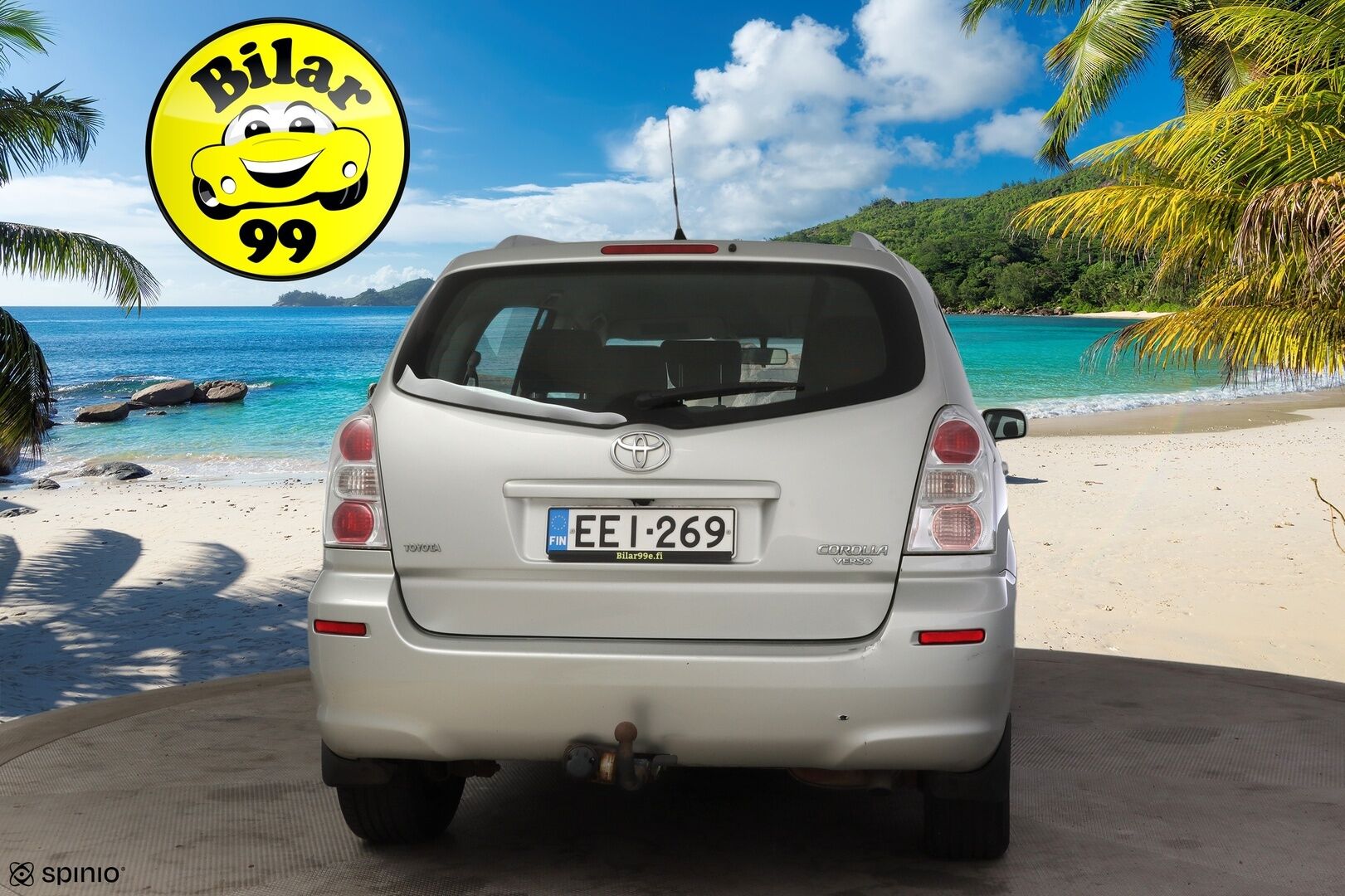 Toyota Corolla Verso 2009 1,6 VVT-i Linea Terra * Koukku / Ilmastointi / Lohko+sisäpistoke * - Todella hyvät huollot! / 2-om Suomi-Auto / 2x Renkaat