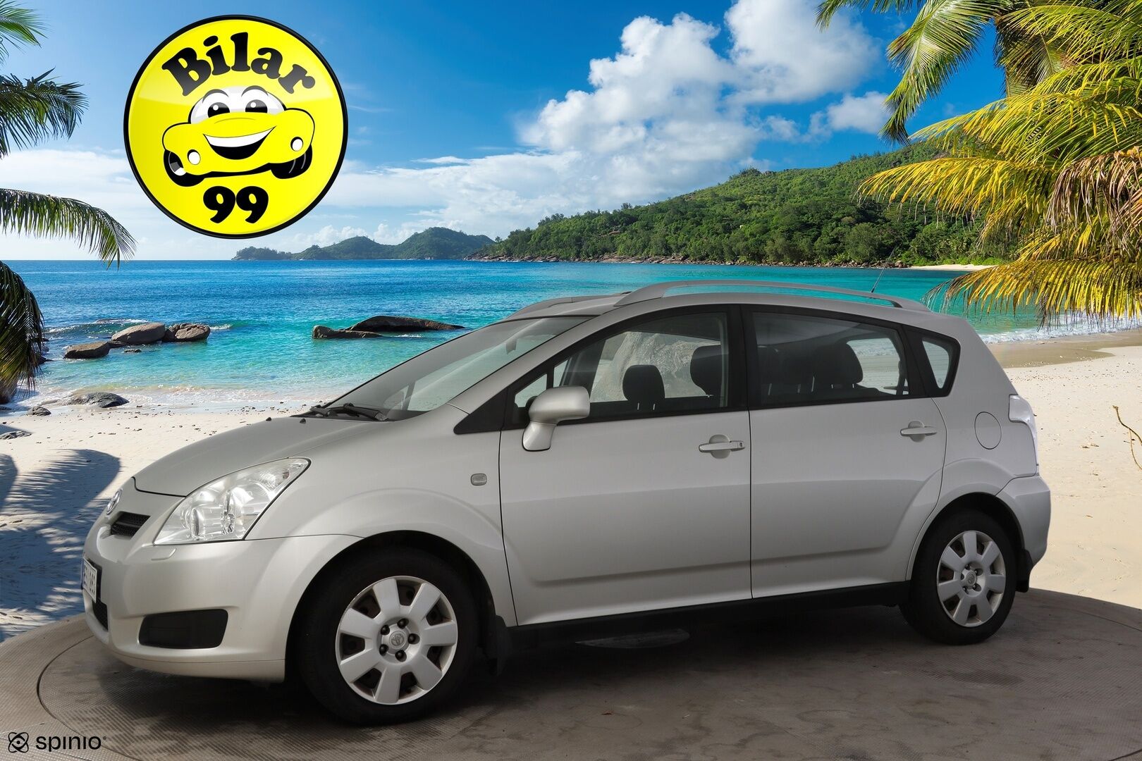 Toyota Corolla Verso 2009 1,6 VVT-i Linea Terra * Koukku / Ilmastointi / Lohko+sisäpistoke * - Todella hyvät huollot! / 2-om Suomi-Auto / 2x Renkaat