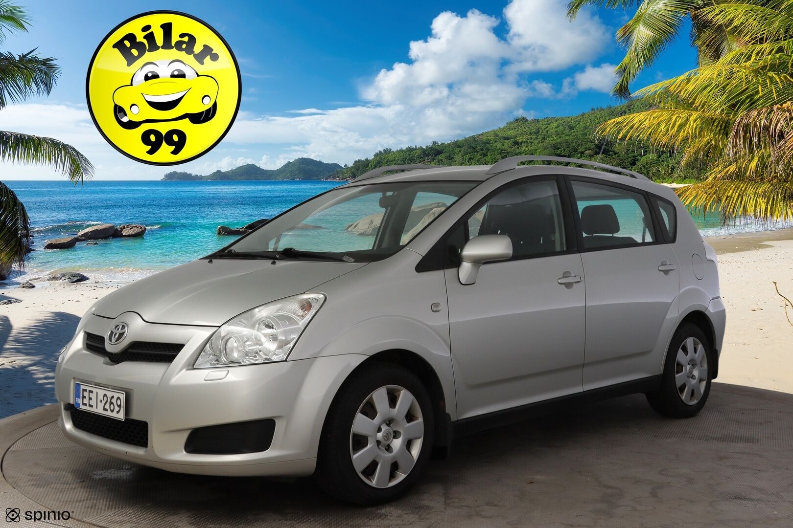 Toyota Corolla Verso 2009 1,6 VVT-i Linea Terra * Koukku / Ilmastointi / Lohko+sisäpistoke * - Todella hyvät huollot! / 2-om Suomi-Auto / 2x Renkaat