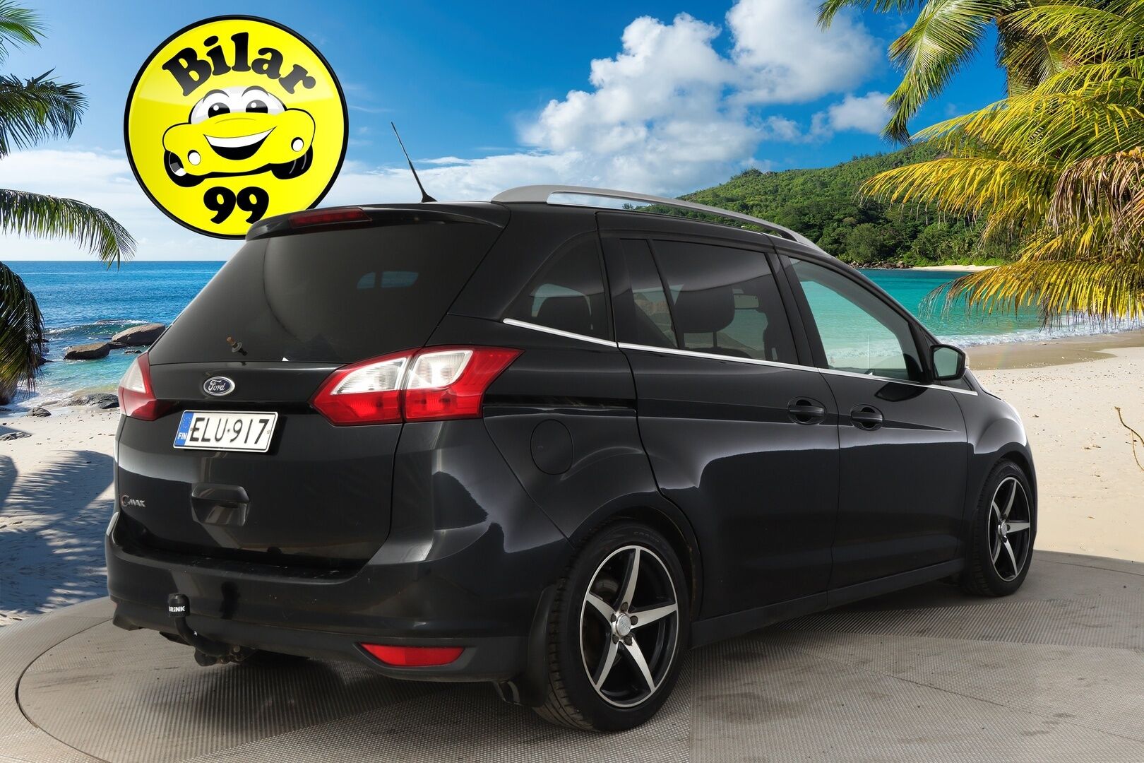 Ford Grand C-Max 2011 1,6 TDCi 115 hv Titanium M6 5-ovinen *Myydään  Huutokaupat.com* - *7-P / BT / Koukku / 2x Alut*