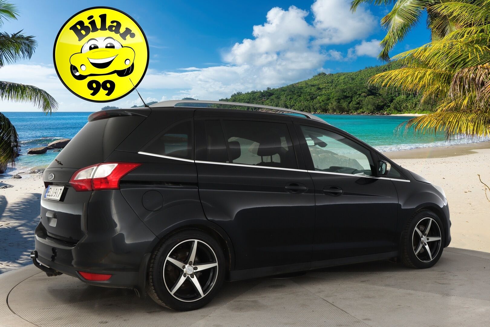 Ford Grand C-Max 2011 1,6 TDCi 115 hv Titanium M6 5-ovinen *Myydään  Huutokaupat.com* - *7-P / BT / Koukku / 2x Alut*