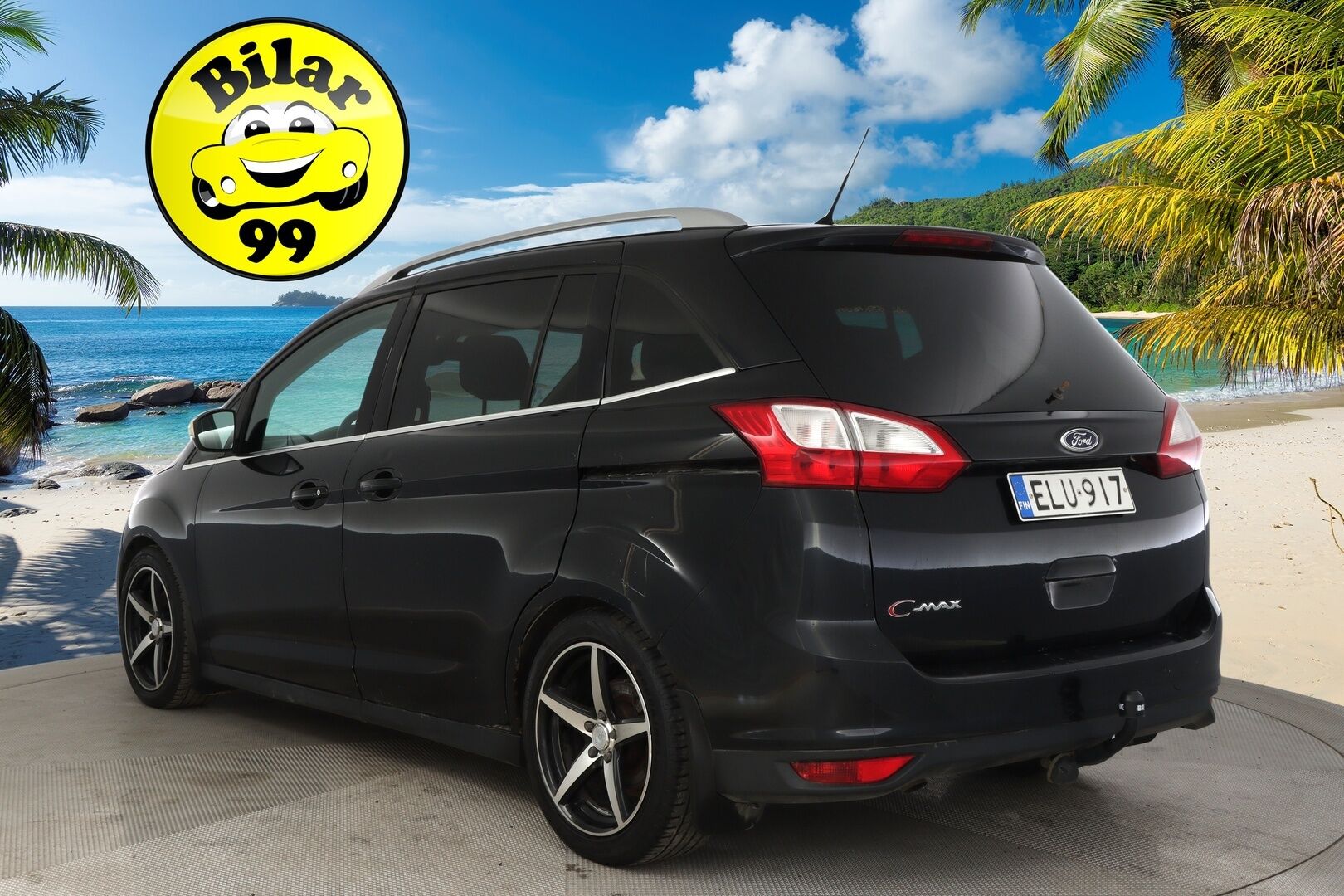 Ford Grand C-Max 2011 1,6 TDCi 115 hv Titanium M6 5-ovinen *Myydään  Huutokaupat.com* - *7-P / BT / Koukku / 2x Alut*