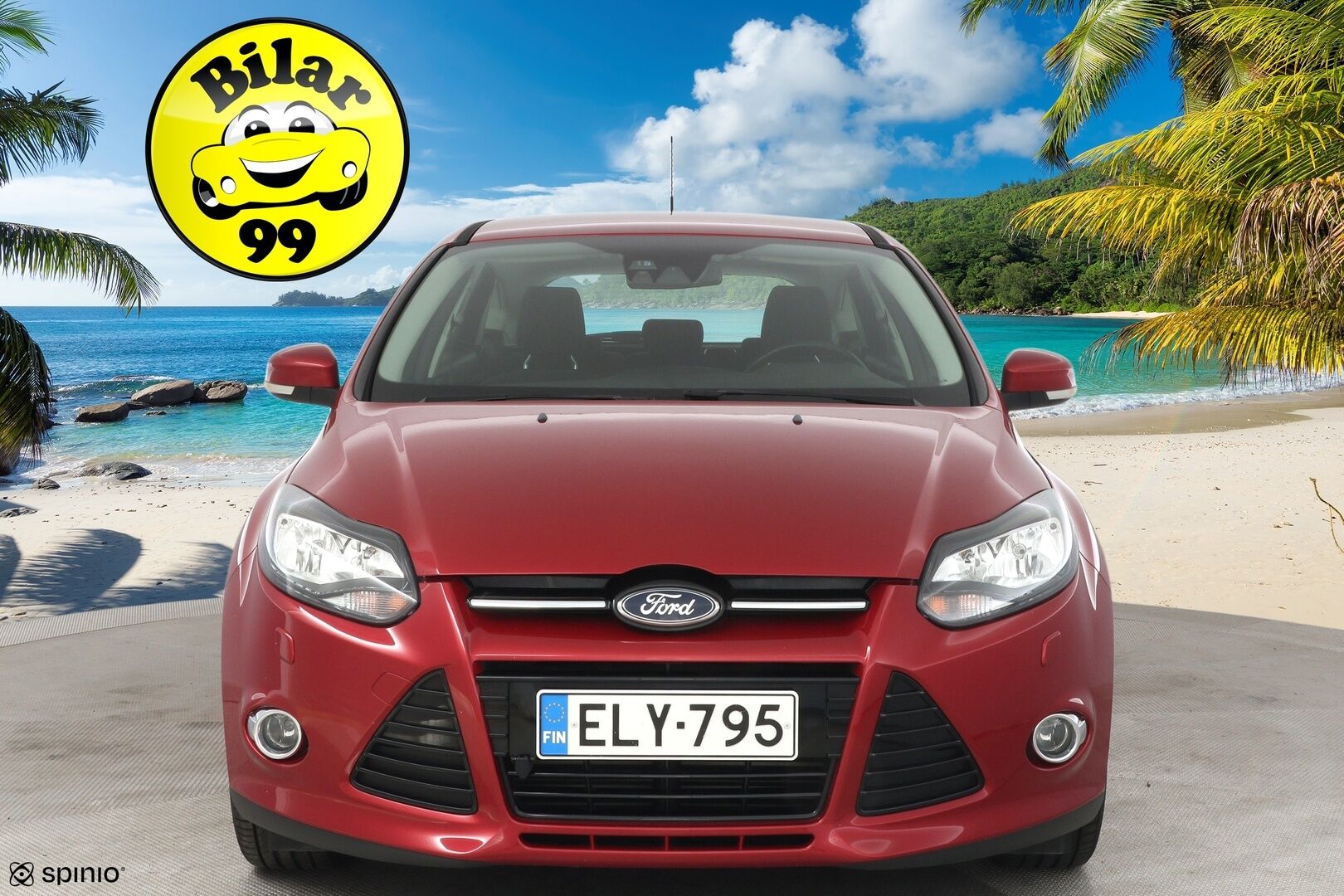 Ford Focus 2011 1.6 EcoBoost 150hv Titanium * Lohko + sisä / Kaistavahti / BLIS * - Merkkiliikkeen huoltokirja / Suomi-auto / Kummatkin renkaat ok *