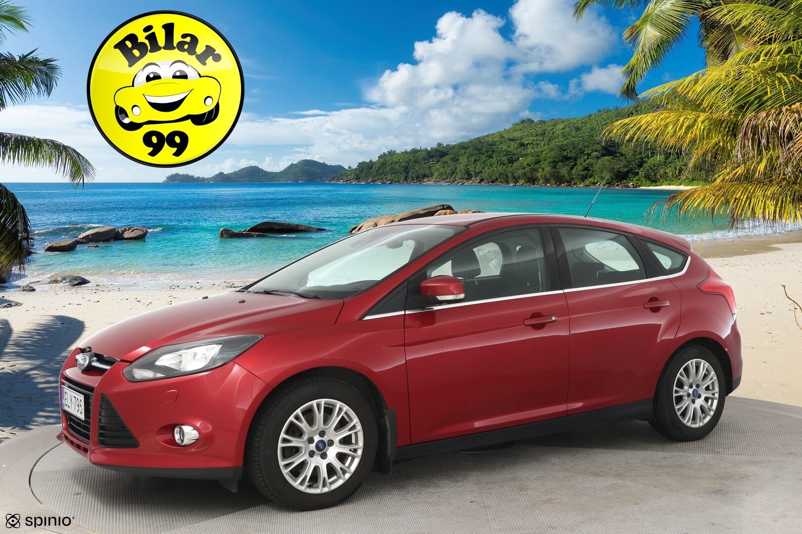 Ford Focus 2011 1.6 EcoBoost 150hv Titanium * Lohko + sisä / Kaistavahti / BLIS * - Merkkiliikkeen huoltokirja / Suomi-auto / Kummatkin renkaat ok *